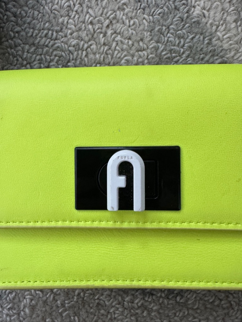 Furla Neon Yellow Crossbody - Picture 8 of 10